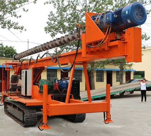 Truck mounted boring machine