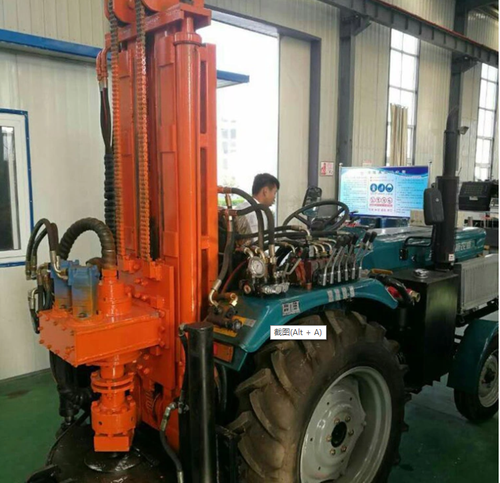 Truck mounted core drilling rig