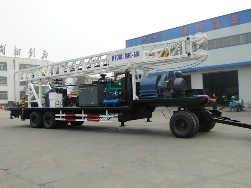 BZT600D Trailer borehole drilling truck