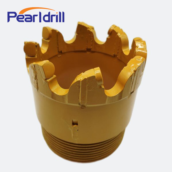 Half tooth section high efficiency concrete pdc core drill bits
