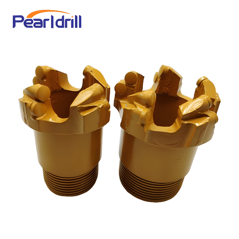 Leach Spherical and dome PDC rib core drill bit