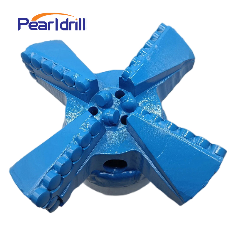 Four-Wing PDC Diamond Drill Bit  For Water Well And Rock Drilling