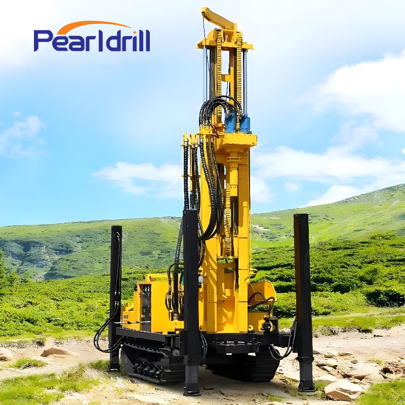 160m/180m/220m/260m/300m Drilling Depth Crawler Pneumatic Borehole Core Water Well Drilling Rig Machine for Rock/Mountain/Mining Area