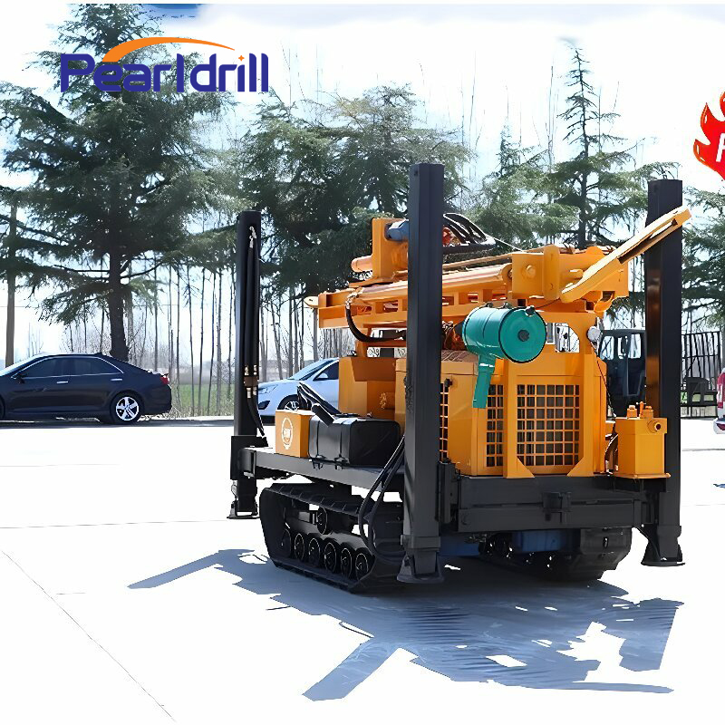 160m/180m/220m/260m/300m Drilling Depth Crawler Pneumatic Borehole Core Water Well Drilling Rig Machine for Rock/Mountain/Mining Area