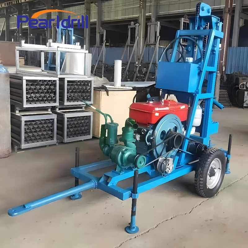 Small Portable mobile Water Well Drilling Rigs