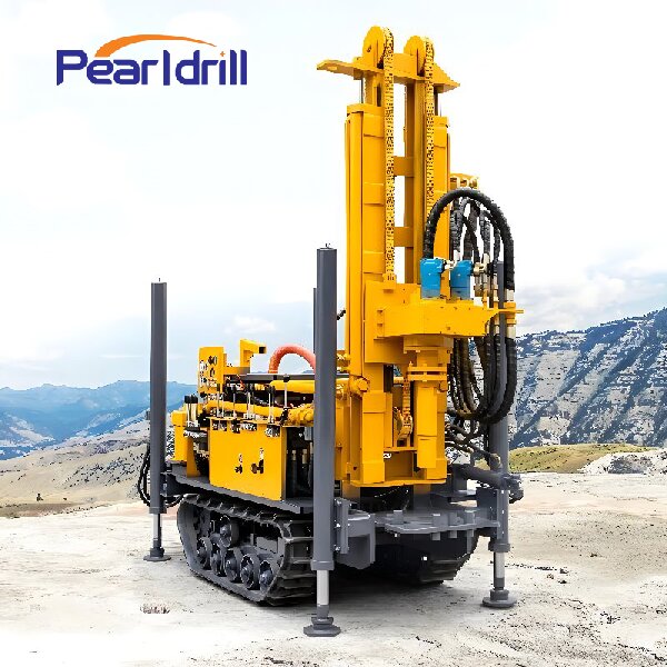 160m Drilling Depth Crawler Pneumatic Water Well Drilling Rig Machine