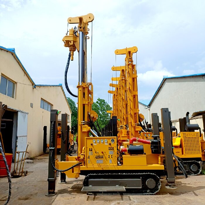 300m multi-functional crawler water well drilling rig machine