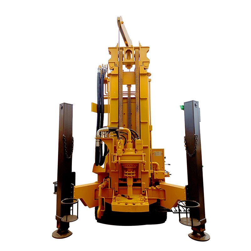 500m deep water well drilling rig digging machine for sale