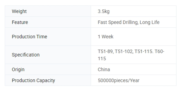 Tungsten Carbide Taper Button Drill Bit