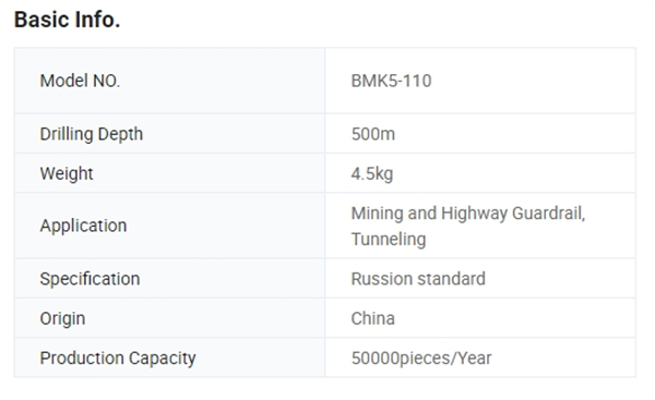 Vietnam Rock Drill Bits for BMK 5 Drill Machine