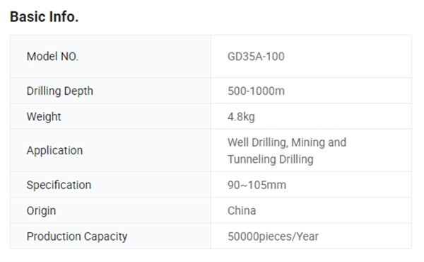 100mm Diamond Button Bit for Water Well Drilling