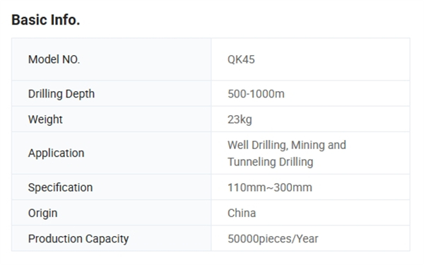 Qk16 High Air Pressure <a href=https://www.gzpearldrill.com/en/DTH-HAMMER-BITS.html target='_blank'>DTH hammer</a> Bits