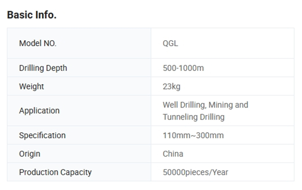 QGL High Air Pressure <a href=https://www.gzpearldrill.com/en/DTH-HAMMER-BITS.html target='_blank'>DTH hammer</a> Bits