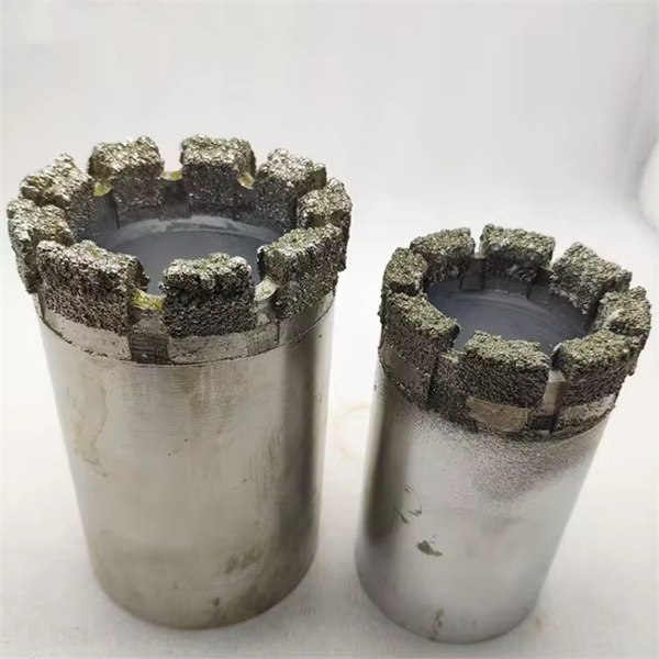 Electroplated diamond core drill bits for coalfield