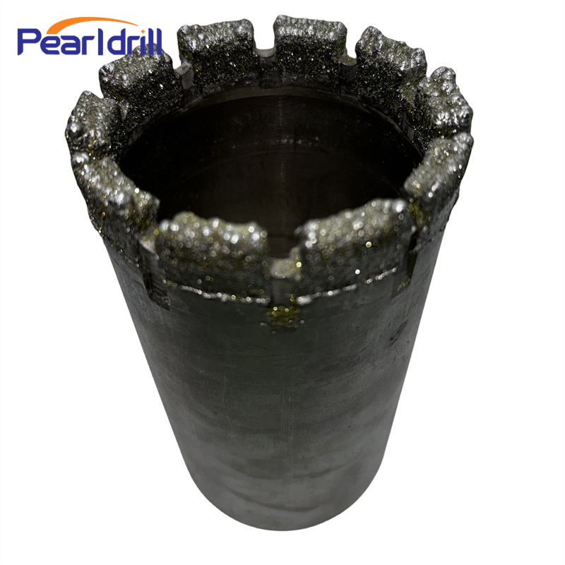 101 mm diameter electroplated diamond double-tube core drill bit