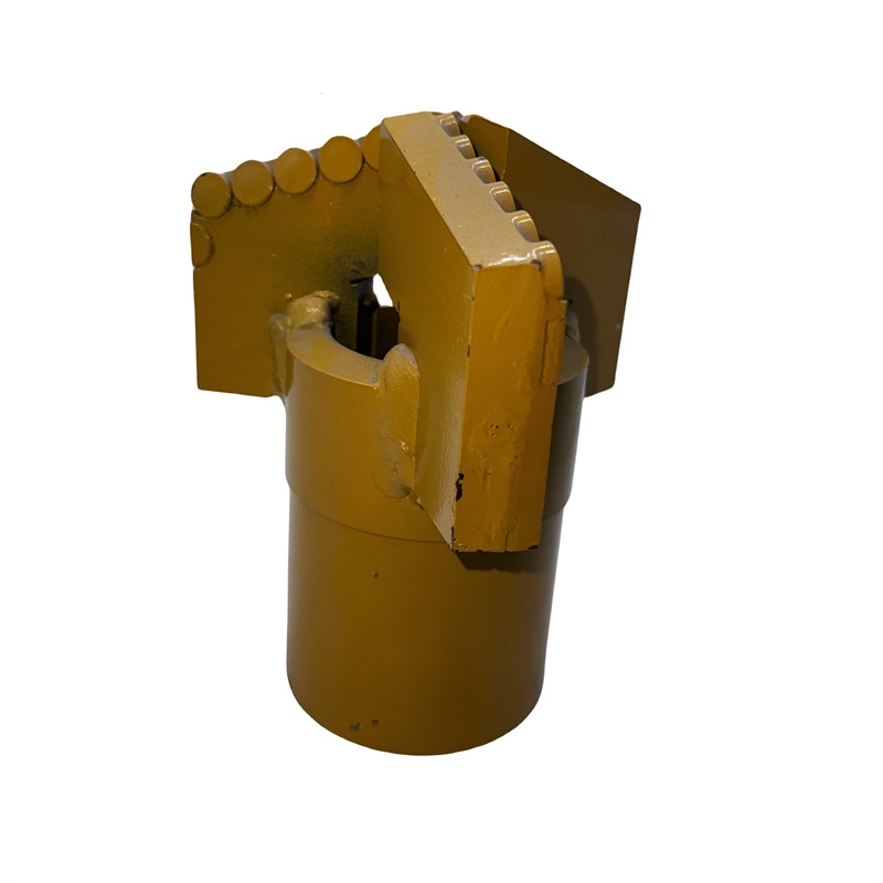 PDC Three-Wing Scraper Grouting Holes Coreless Drill Bit