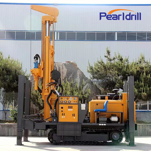 300m deep water well drilling rig and borehole machine
